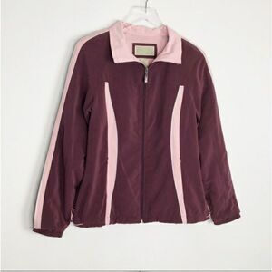 Green tea full zip Athletic Jacket